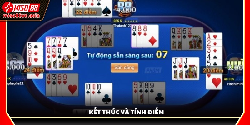 Cách xác định kết quả và tính điểm sau mỗi ván